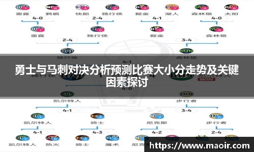 勇士与马刺对决分析预测比赛大小分走势及关键因素探讨