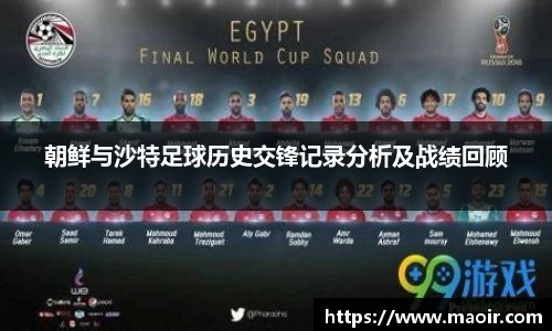 朝鲜与沙特足球历史交锋记录分析及战绩回顾